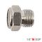 AIRCRAFT Muffler Metal Flat 1/8' Male